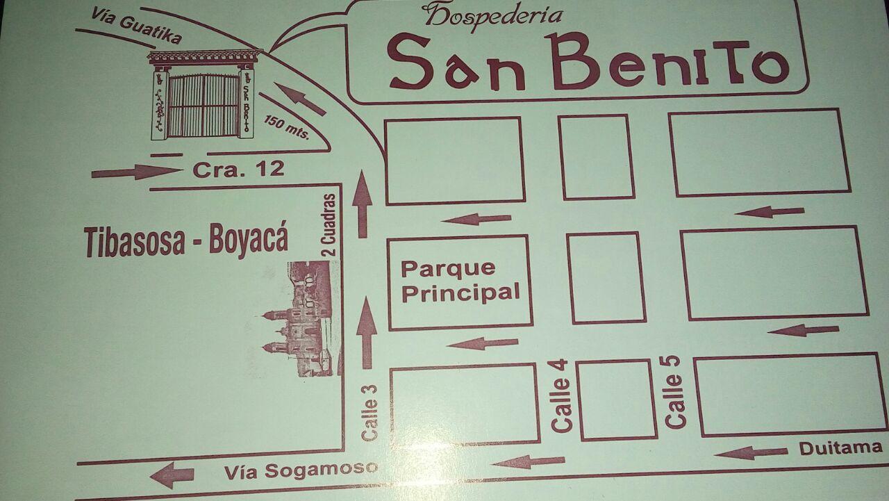 San Benito Hotel Tibasosa Exteriér fotografie